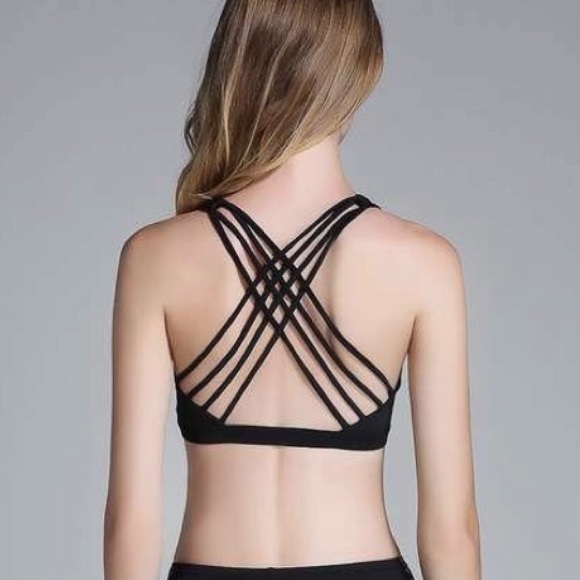 ✨Last one✨Criss Cross Back Padded Bralette - Picture 3 of 8